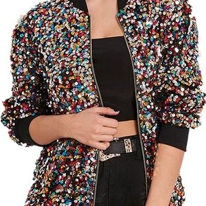 Sequin Bomber jacket